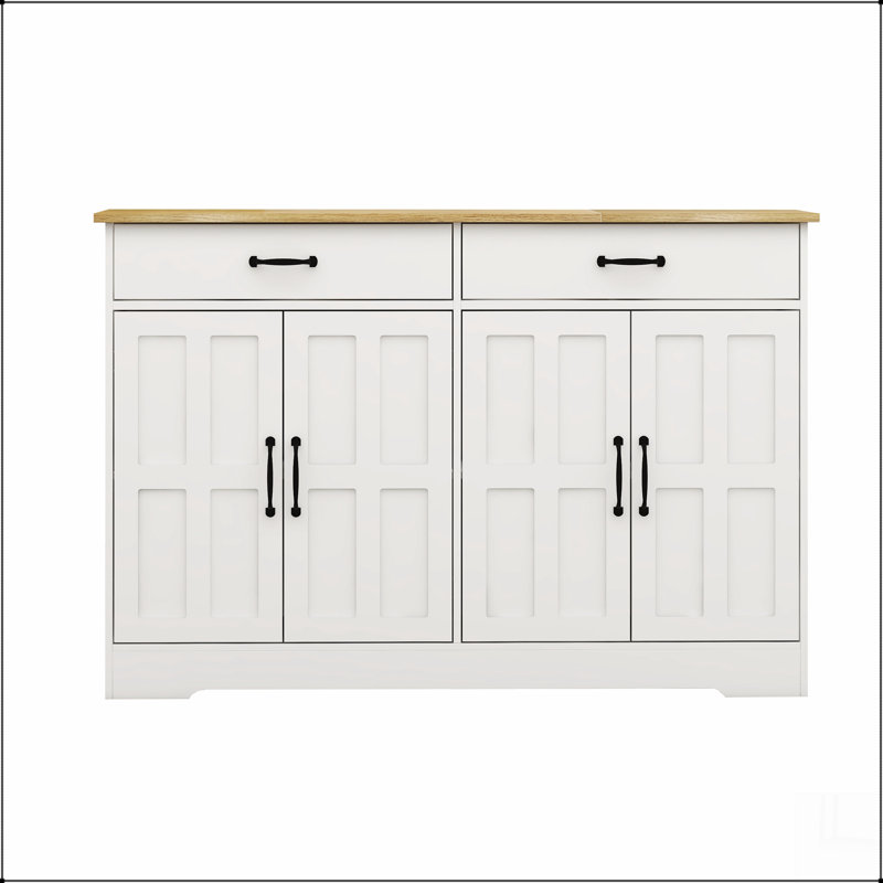 Buffet 47,95 po avec 2 tiroirs Farmhouse