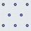 Metro Ion 1" Hex Sapphire Single Flower Wht 10-1/4" x 11-7/8" Porcelain Mosaic Floor & Wall Tile