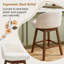Tabouret de comptoir pivotant H 26 po Martina-138212823-132138019