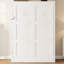 Lit escamotable simple, peut être plié dans une armoire, blanc-1042319309-1042319310