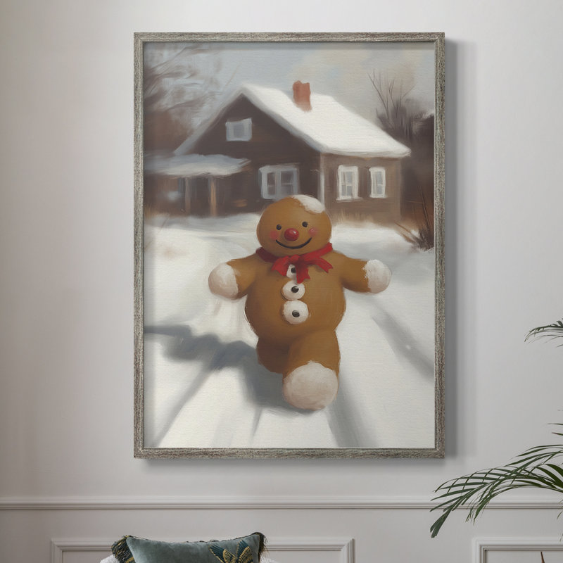 Art des Fêtes de Noël, série 2, CDX, reproduction encadrée - bois massif, H 11 po x l 9 po