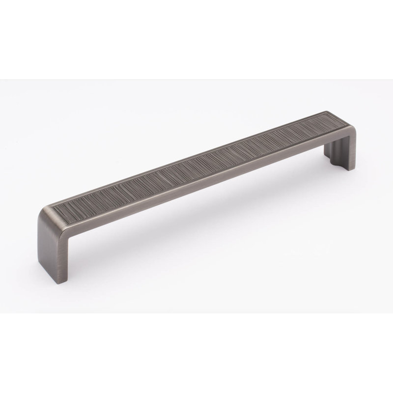 Brushed 12" Center to Center Bar Pull, Gunmetal, 8"