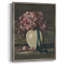 Impression florale vintage encadrée Lxxiv - bois massif-130591057