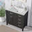 Elzadie Single Bathroom Vanity with Ceramic Top-305573133
