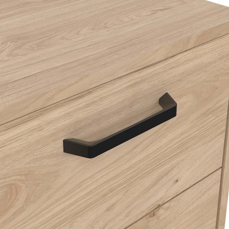Chesnel 2 Drawer Nightstand, Honey Brown
