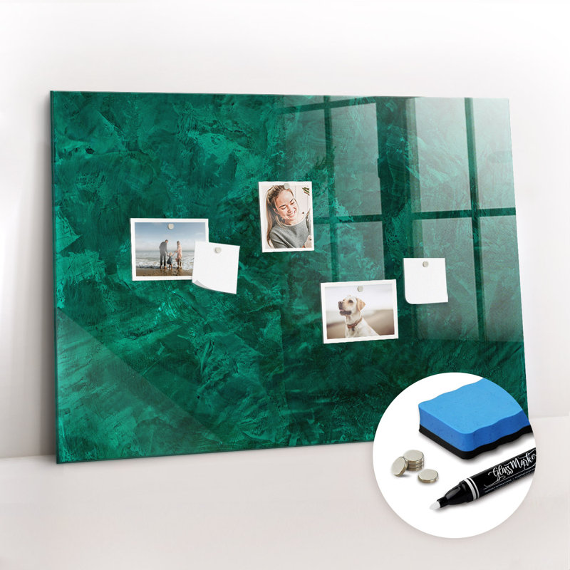 Magnetic Glass Photo Memo Board