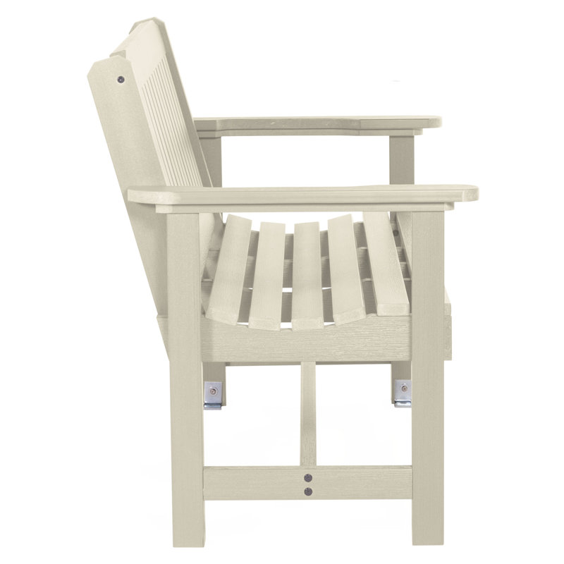 Lunz Outdoor Bench, Whitewash