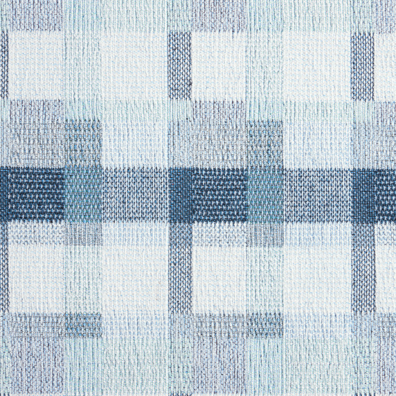 Tapis de cuisine Martha Stewart, Rectangle 1 pi 8 po x 3 pi, Bleu / blanc