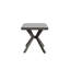Table en aluminium coulé