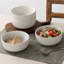 Service de table 12 pièces, assiette en grès, assiette plate, assiette et bol en émail réactif, service pour 4 personnes-133416338