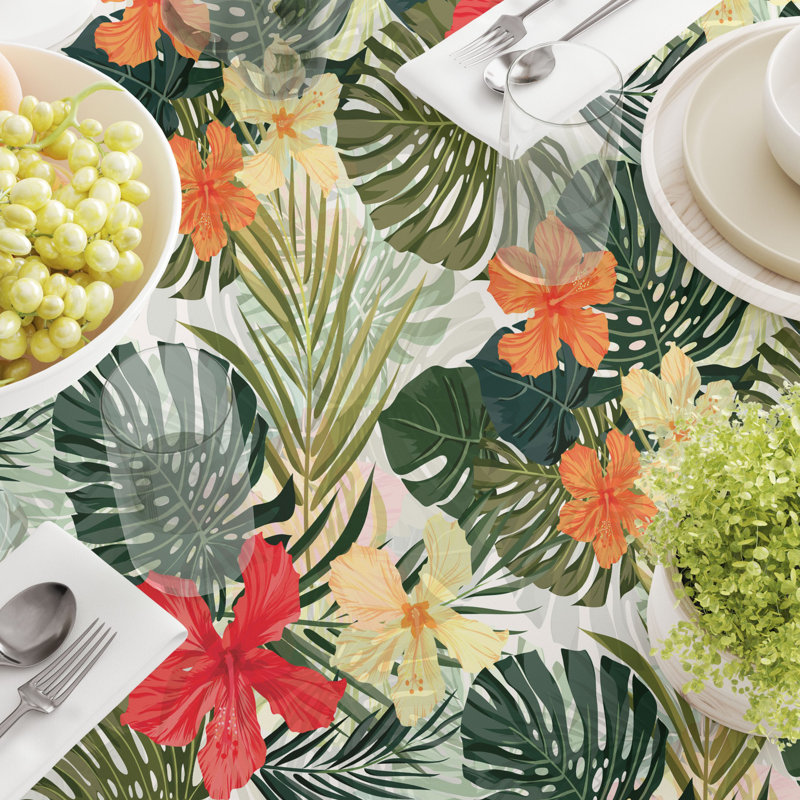 Albus Garden Tablecloth, 70" x 70"