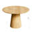 43" Round Oak Wood Top Dining Table-133351120