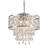 Jolie 5-Light Dimmable Metal Drum Chandelier with Crystal Accents -1934473315