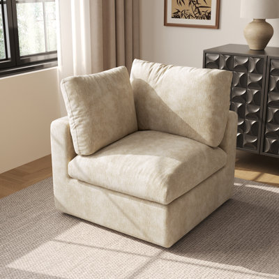 Kessi Slipcovered One-arm Chair