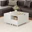 Table de bout étroite 32 po avec tiroir, tablette ouverte et rangement dissimulé pour canapés modulaires-1403917901