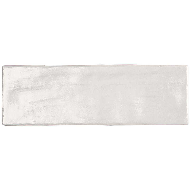 Montauk 2x8 Mixed Finish Ceramic Tile, Gin White