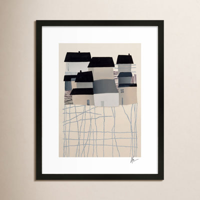 Village Print by Lee Lessem