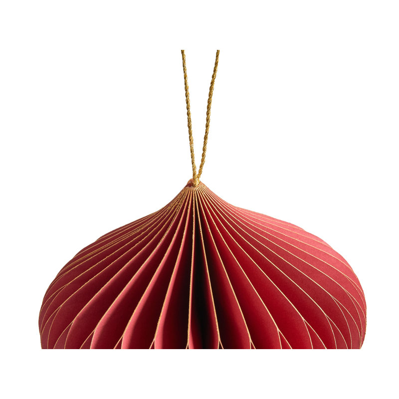 10cm Handmade Solid Colour Paper Hanging Figurine Ornament
