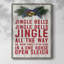«Jingle All The Way», reproduction encadrée - bois massif-904229335