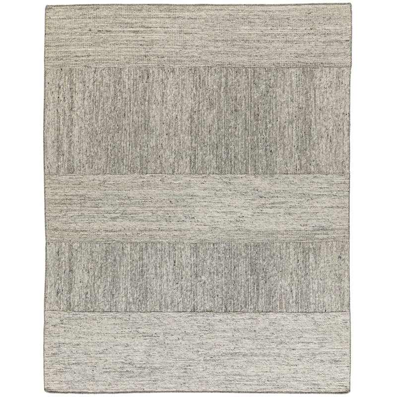 Hearthstone Hand Woven Wool Striped Area Rug, Rectangle 12' x 16'