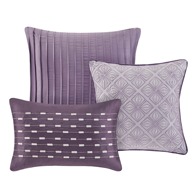Édredon pour lit très grand - Accentuation mauve 7 lits