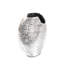 Vase de table d’intérieur/extérieur Aluminium argent 8,2 po Perrie