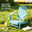Chaise Adirondack en bois massif, meubles résistants aux intempéries pour le jardin et les espaces extérieurs