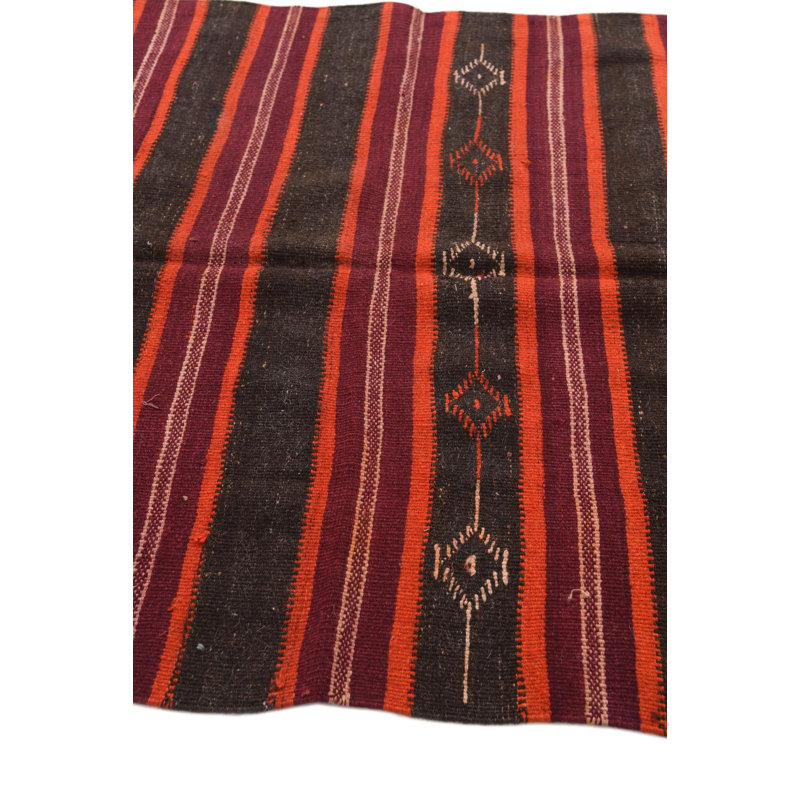 Tapis de couloir brun foncé Noor
