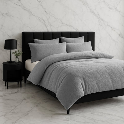 No Pattern Duvet Cover Set with Pillowcases Included