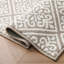 Austell Machine Woven Synthetic Geometric Area Rug-478025349-491491050