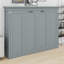 Lit escamotable moderne dans une armoire-378383235