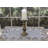 Lace Runner Earth Tone Silver Lace On Silver Fabric Table Runner-114357160