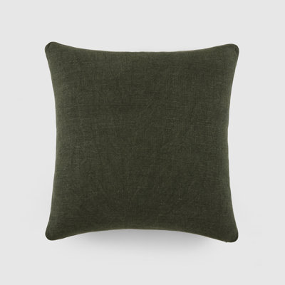 Cearra Solid Cotton Throw Pillow