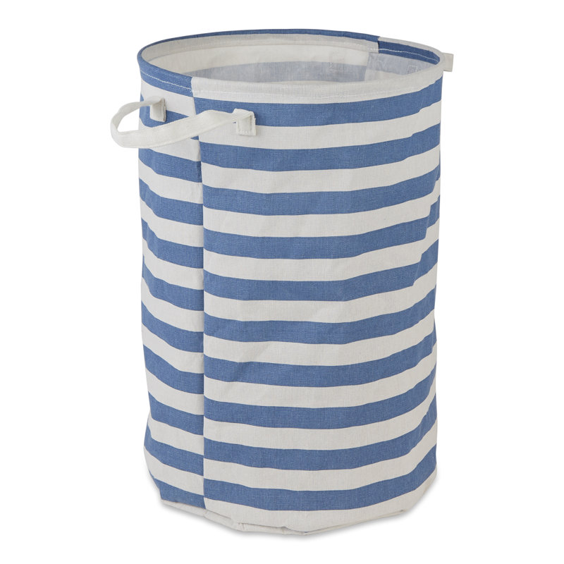 Fabric Laundry Hamper, French Blue