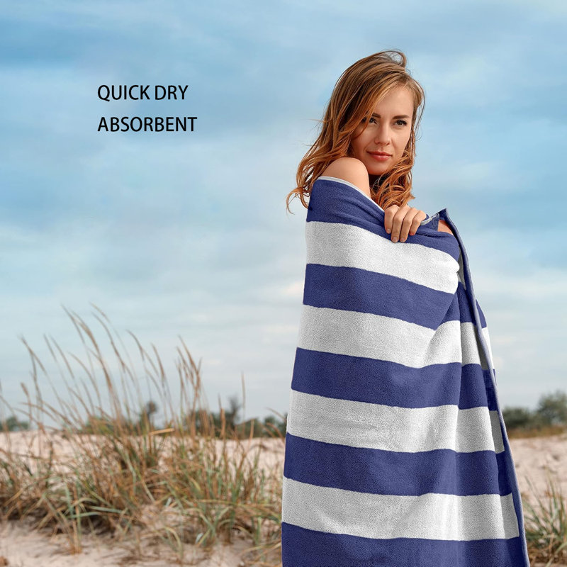 100% Cotton Beach Towel, Royal Blue