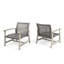 Ensemble de fauteuils club d'extérieur en bois d'acacia avec cadre en bois d'acacia, ensemble de 2 pièces-1096603865