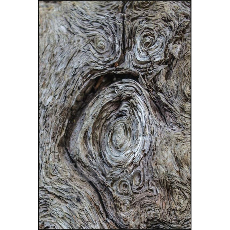 Tapis tissé et lavable Muddied, Carré 3 pi 3 po