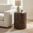 Mulvane Dark Brown One Drawer End Table