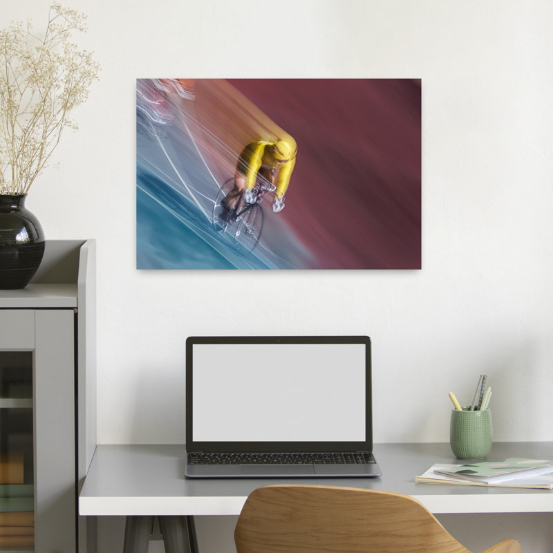 Comet, art mural contemporain, H 16 po x l 24 po