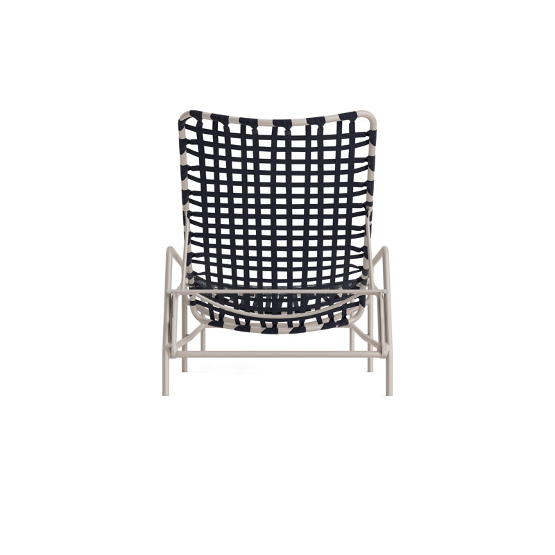 Kantan Outdoor Chaise Lounge, Marine/Dove Smooth