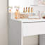 Dovewood Dressing Table with Mirror