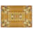 Vintage One-of-a-Kind Rectangle 5'6" X 7'8" 1960s Wool Area Rug in Yellow