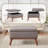  65" W Loveseat With Ottoman Tufted Upholstered Living Room Set-1737008805