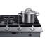 30" Gas Cooktop 5 Burners, Transitional, Silver, NG/LP