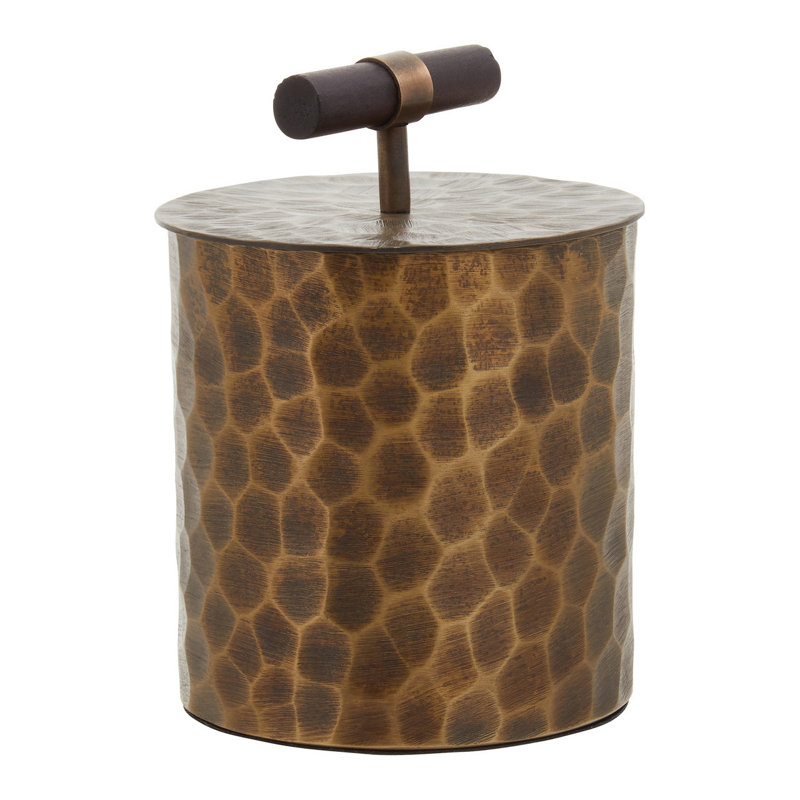 Wes Wooden Decorative Box, 16cm H x 12cm W x 12cm D