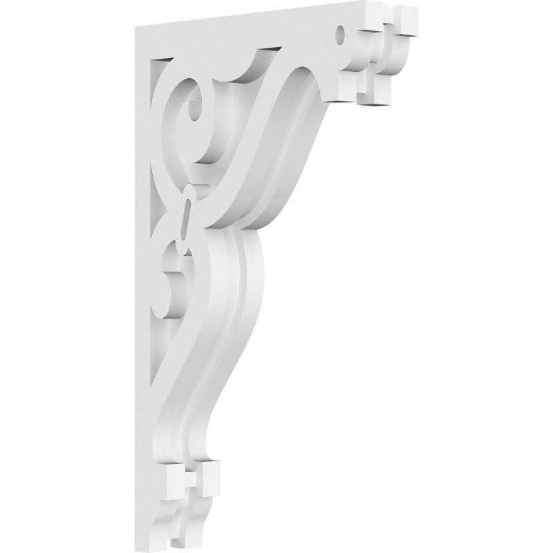 1 7/8"W X 7 1/2"D X 13"H Finley Architectural Grade PVC Corbel, 13" H x 7.5" W x 1.875" D