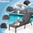 Cheshire Outdoor Aluminum Chaise Lounge-1026782037