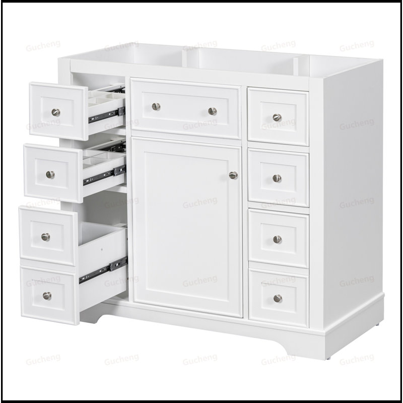 Base de meuble-lavabo 36 po seulement, White