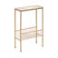 Table d'appoint étroite avec miroir Trubey