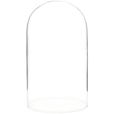 Jenett 4" x 7" Glass Display Dome Cloche